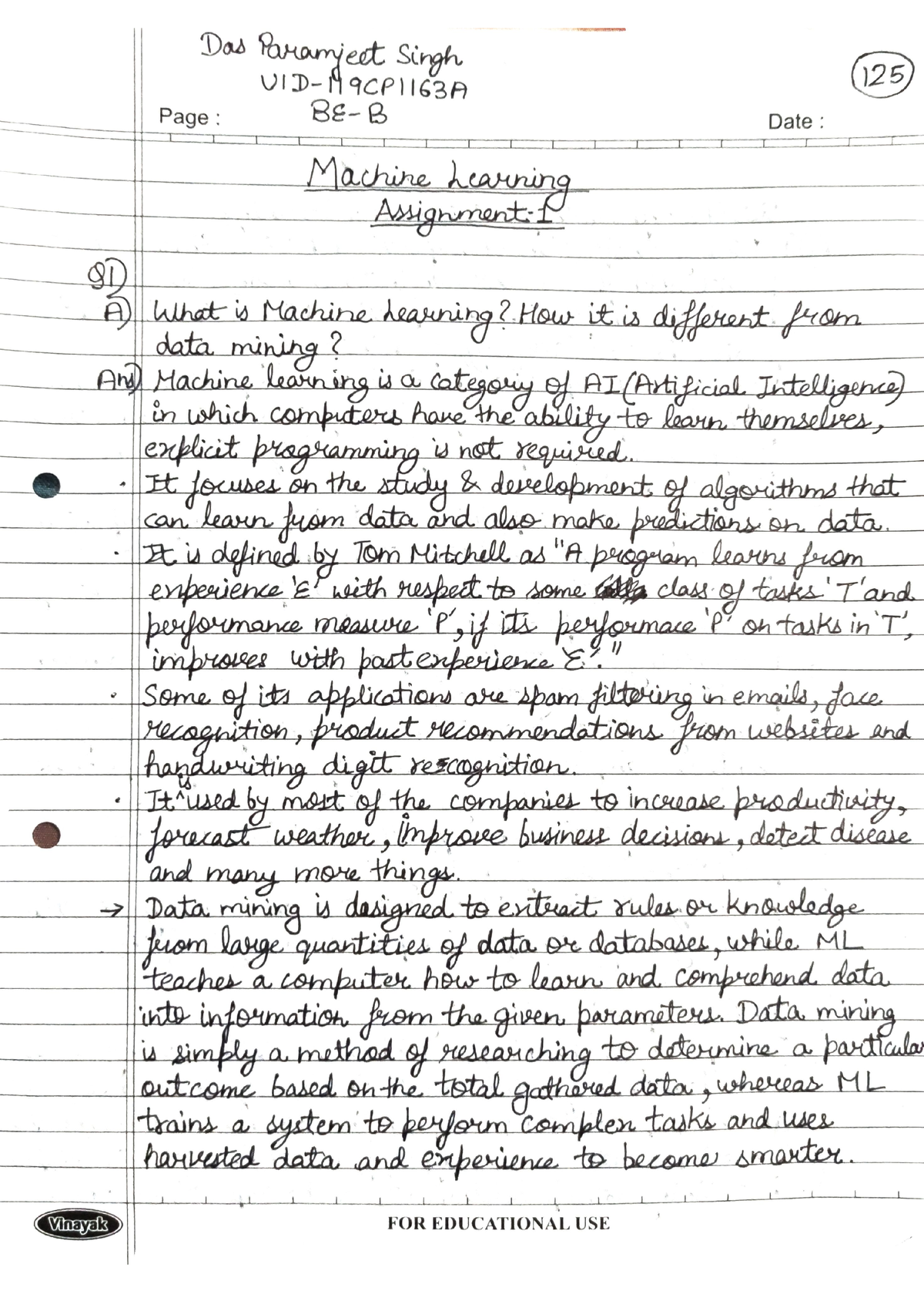 bcu assignment submission rules