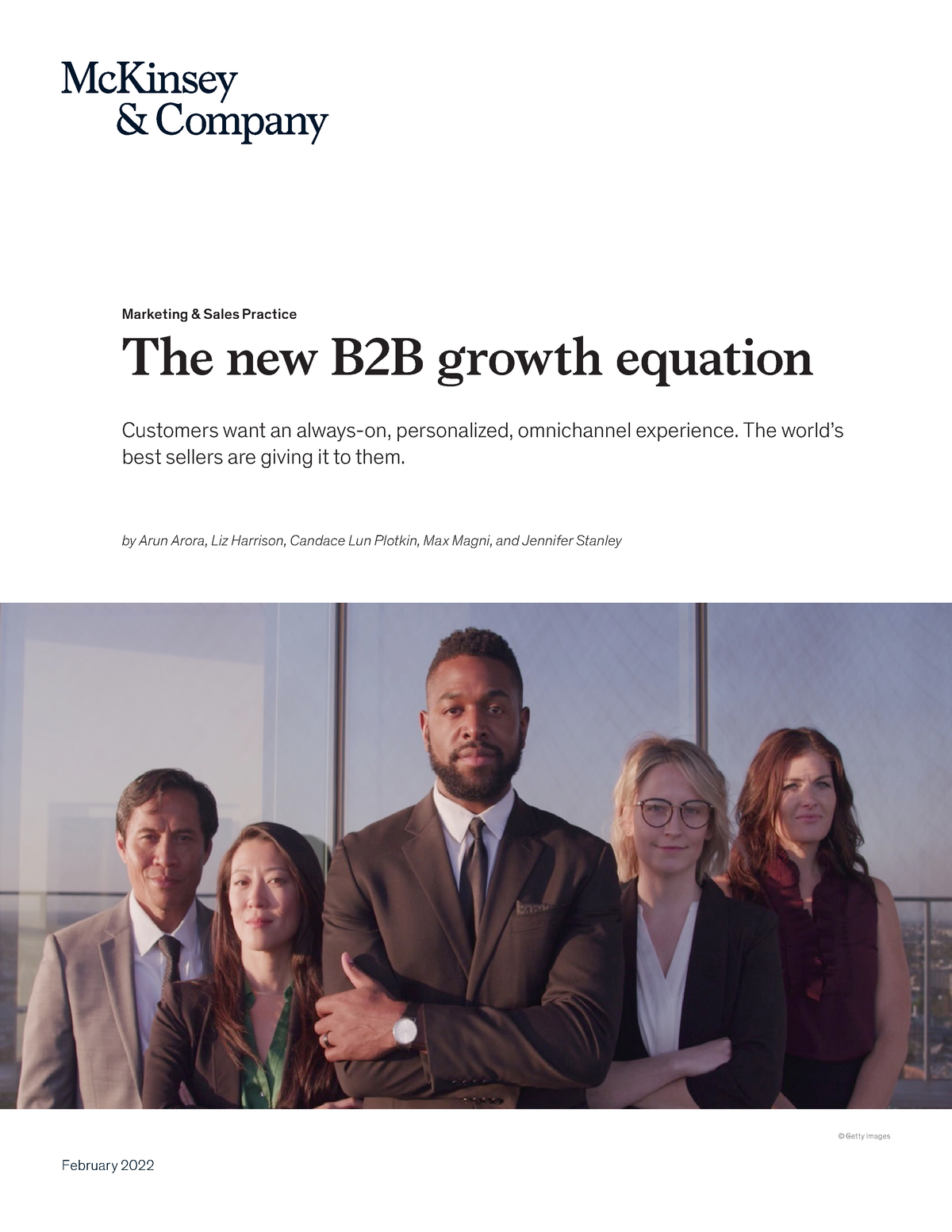 The New B2B Growth Equation (Mc Kinsey, 23Feb2022) - Marketing & Sales ...