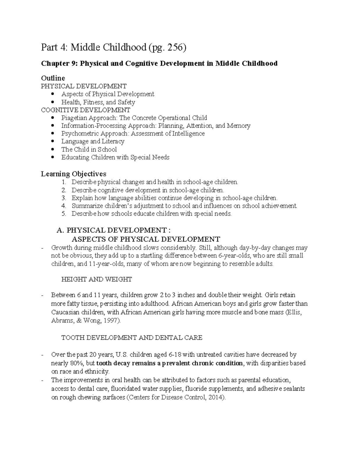 Middle- Childhood- Handouts Bapsych 2C Bandojo-et-al - Part 4: Middle ...