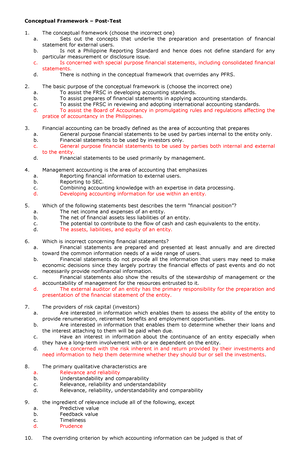 CFAS - Reviewer Or Notes. - CONCEPTUAL FRAMEWORK AND ACCOUNTING ...