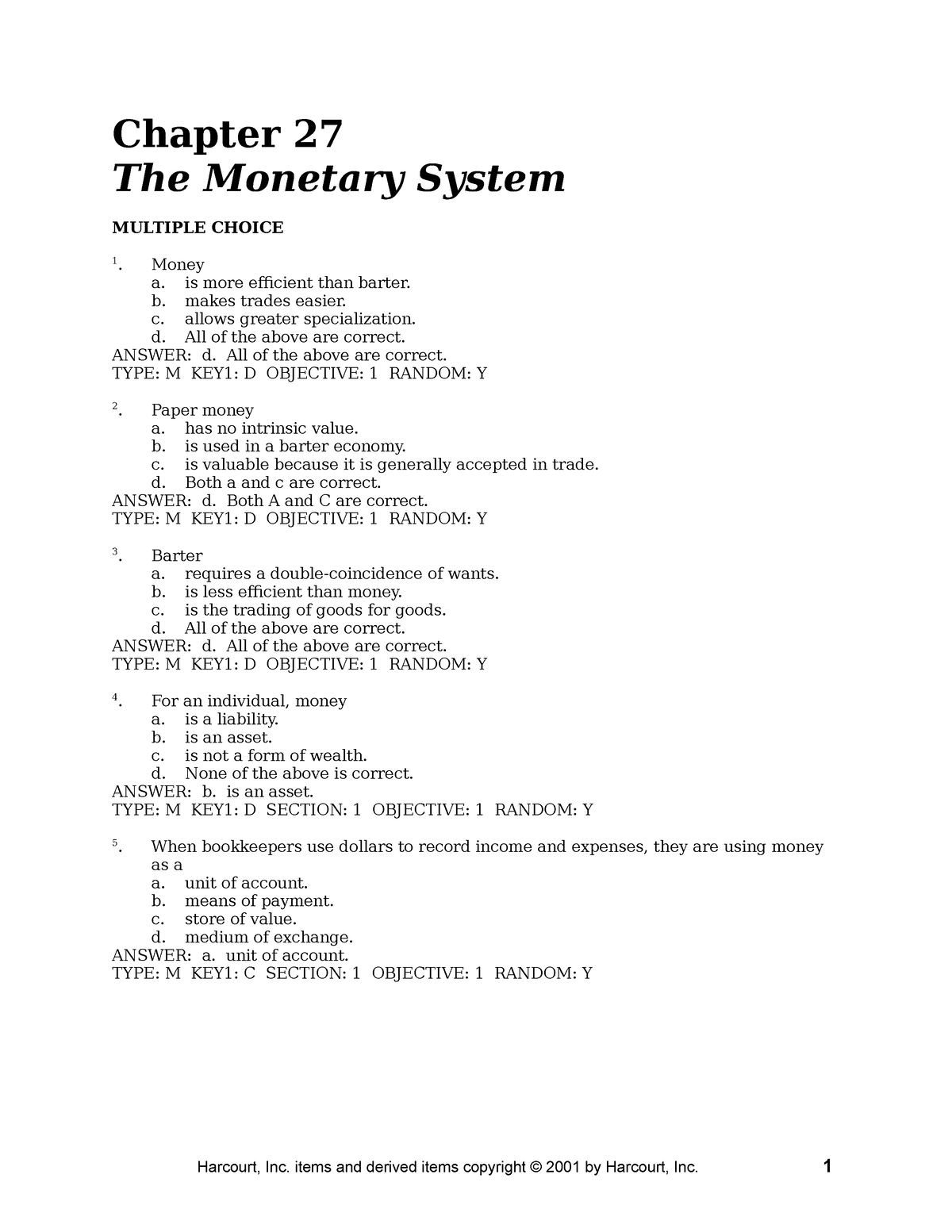 Chap27 - This Is A Test Bank To Practice For The Exam. - Chapter 27 The ...