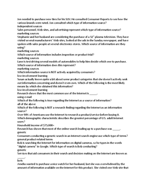 A consumer decision - A consumer's tendency to initially react to a new ...