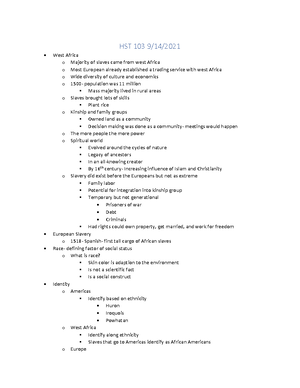 HST 103 Analytical Research Writing - Analytical Research Writing ...