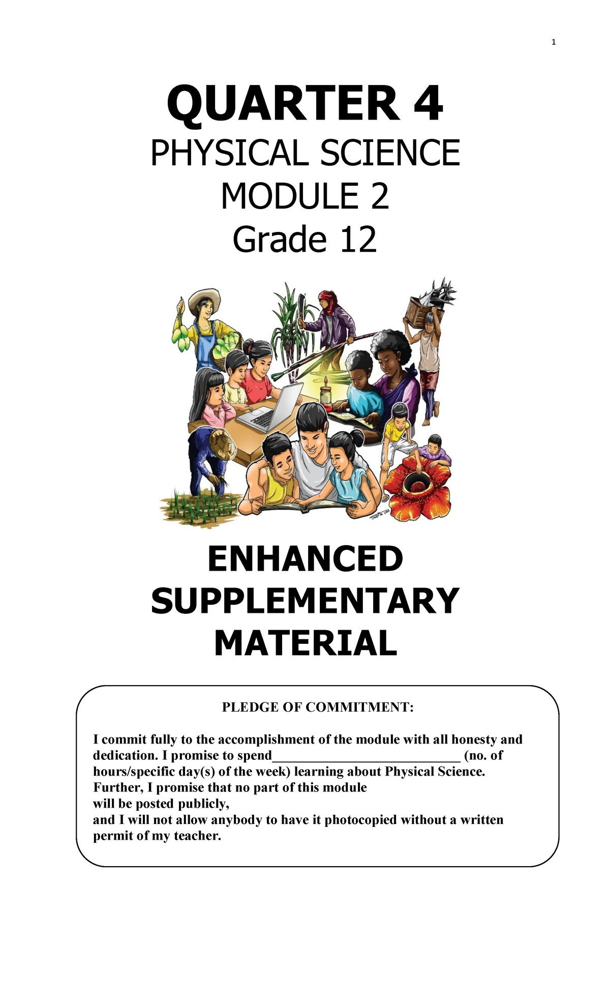 Q4 Module 2 Phy Sci - Physical Science Lessons, Activities, Etc ...