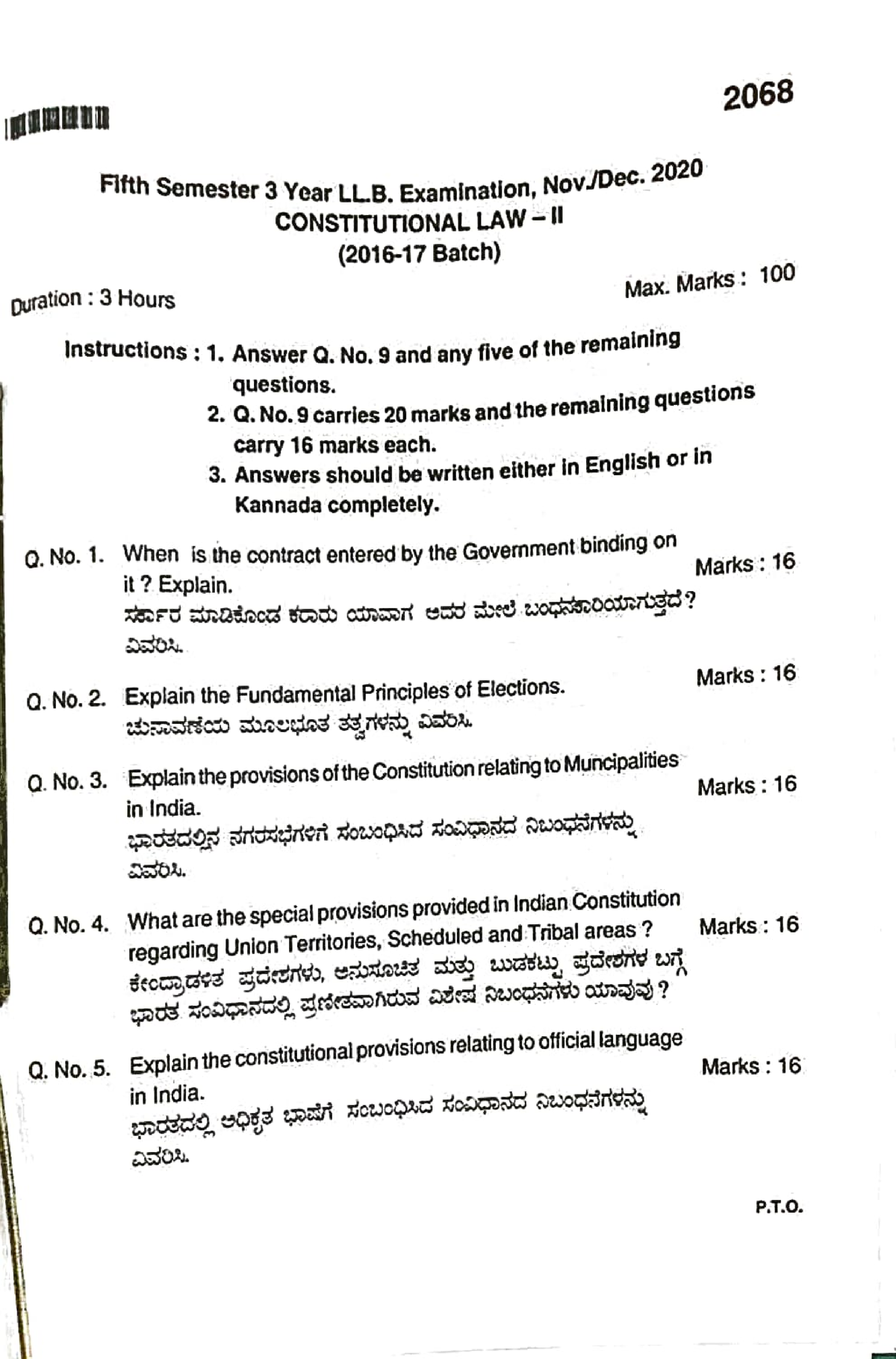 Adobe Scan Jan 29, 2022 - Constitution - Bba Llb - KSLU - Studocu