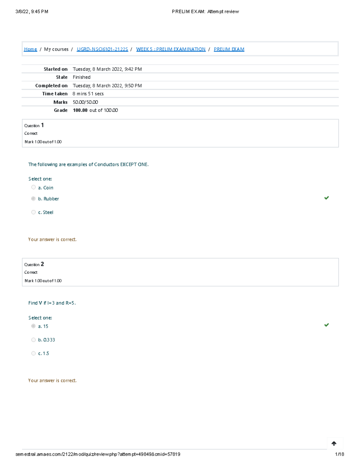 Calc Base Physics Prelim EXAM - Home/My Courses/ UGRD-NSCI6101-2122S ...