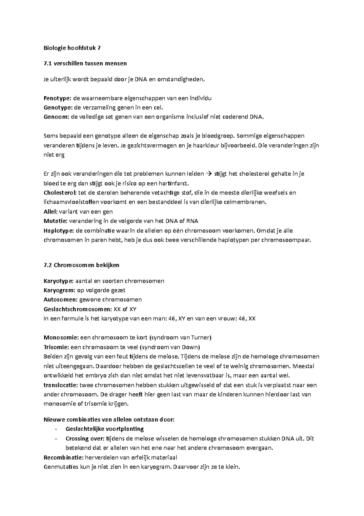 Hoofdstuk 7 - Nectar Biologie 4 VWO - Biologie Hoofdstuk 7 7 ...