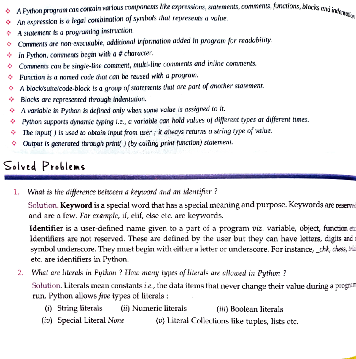 Chap 6 Python Fundamentals Solved Unsolved Exs - APython program can ...