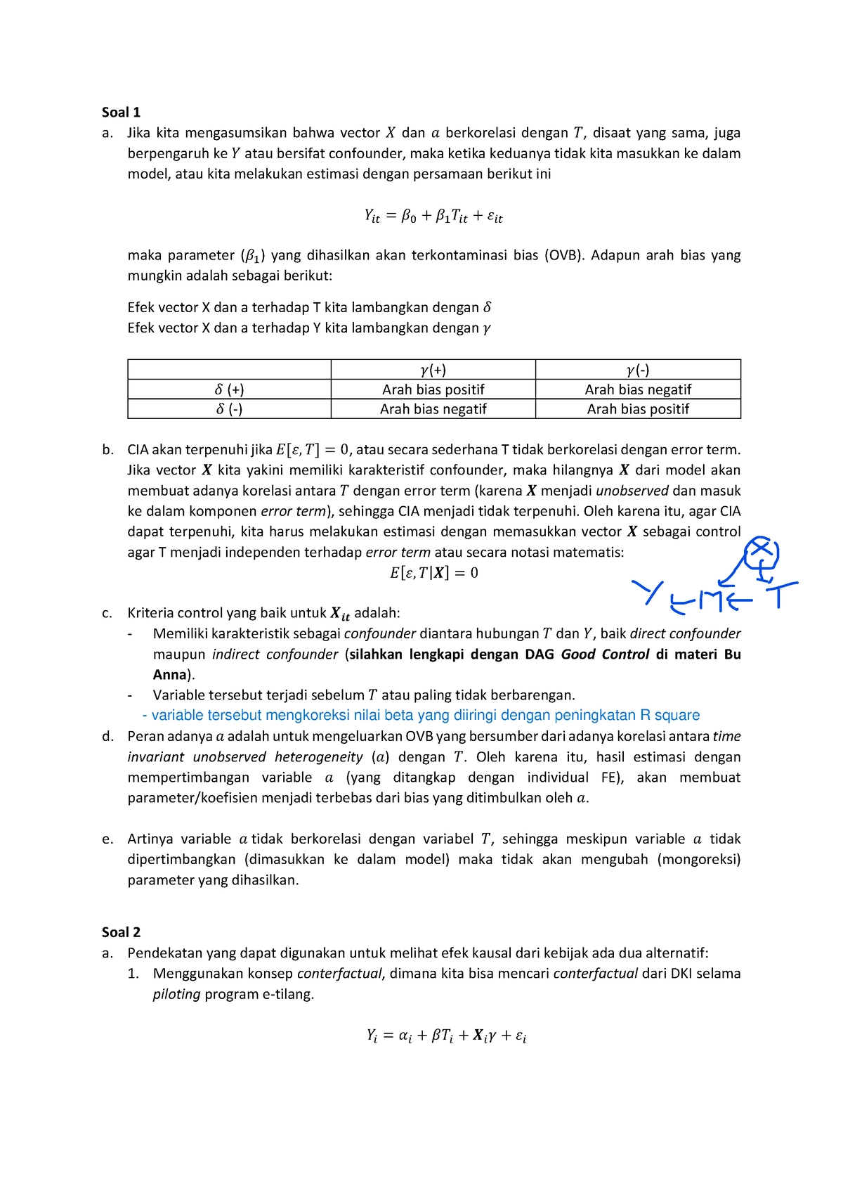 Pembahasan Soal UAS ET 2021-2 - Soal 1 A. Jika Kita Mengasumsikan Bahwa ...