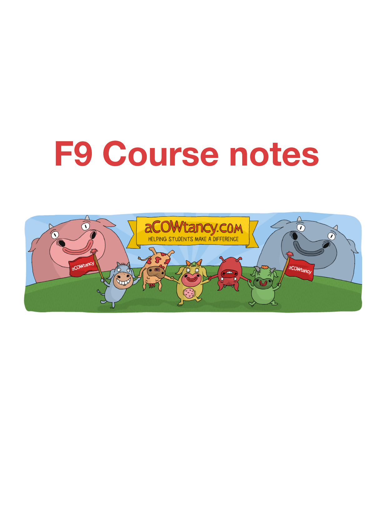 Acowtancy ACCA F9 Course Notes Free - F9 Course Notes Syllabus A ...