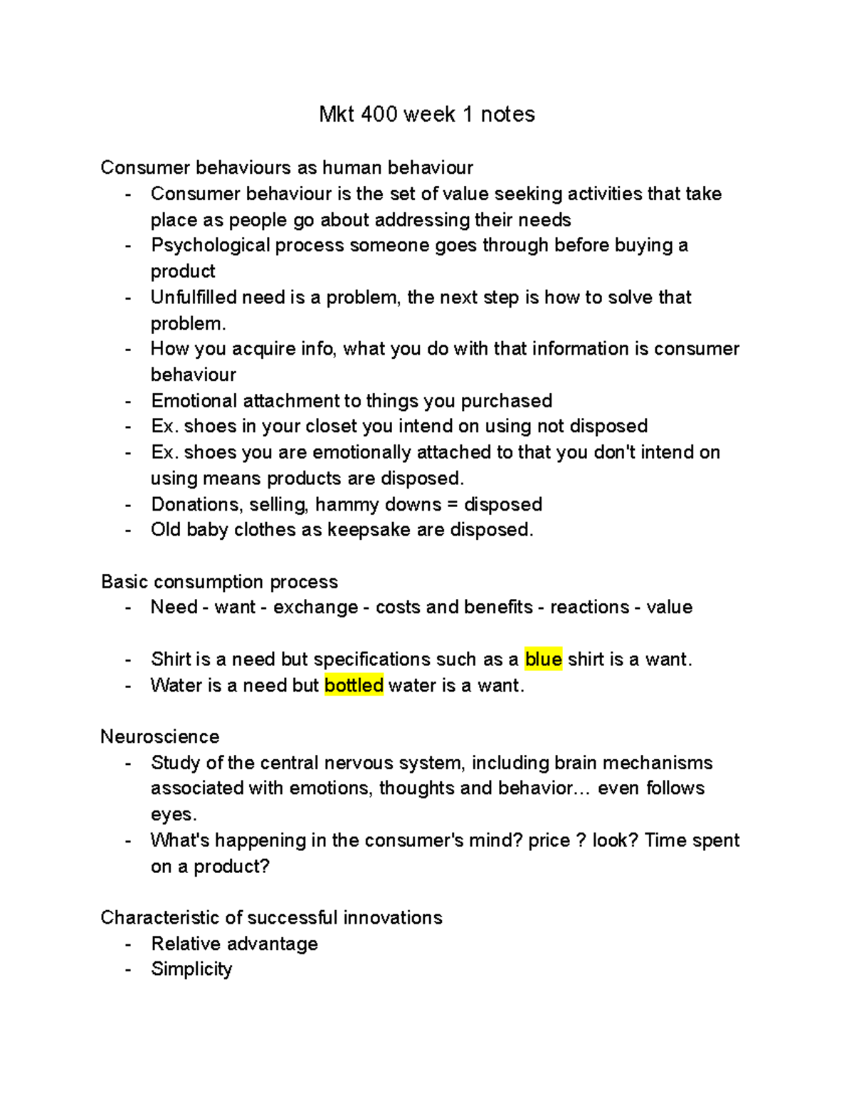 Business Strategy Chapter 1 Notes - MBA 684 - TWU - Studocu