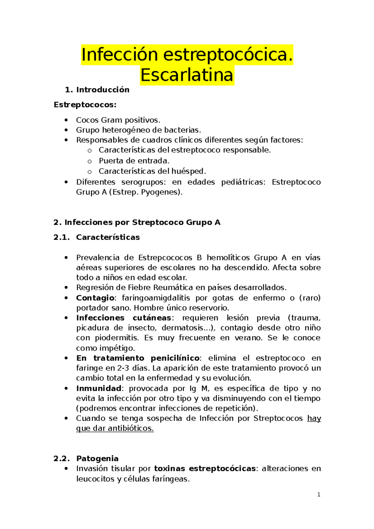 Infección estreptocócica. Escarlatina - Infección estreptocócica ...