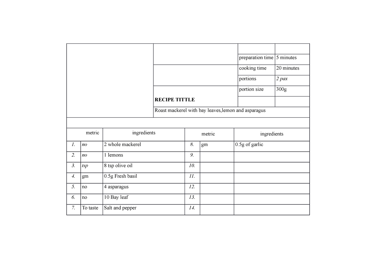 standardized-recipe-template-preparation-time-5-minutes-cooking-time