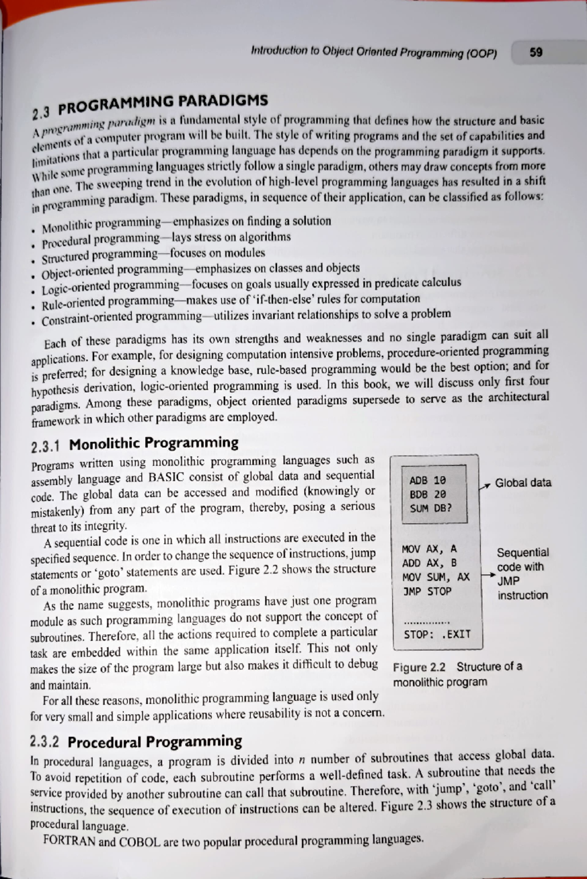 CH2 - I need the e book for reference - 3 PROGRAMMING PARADIGMS ...