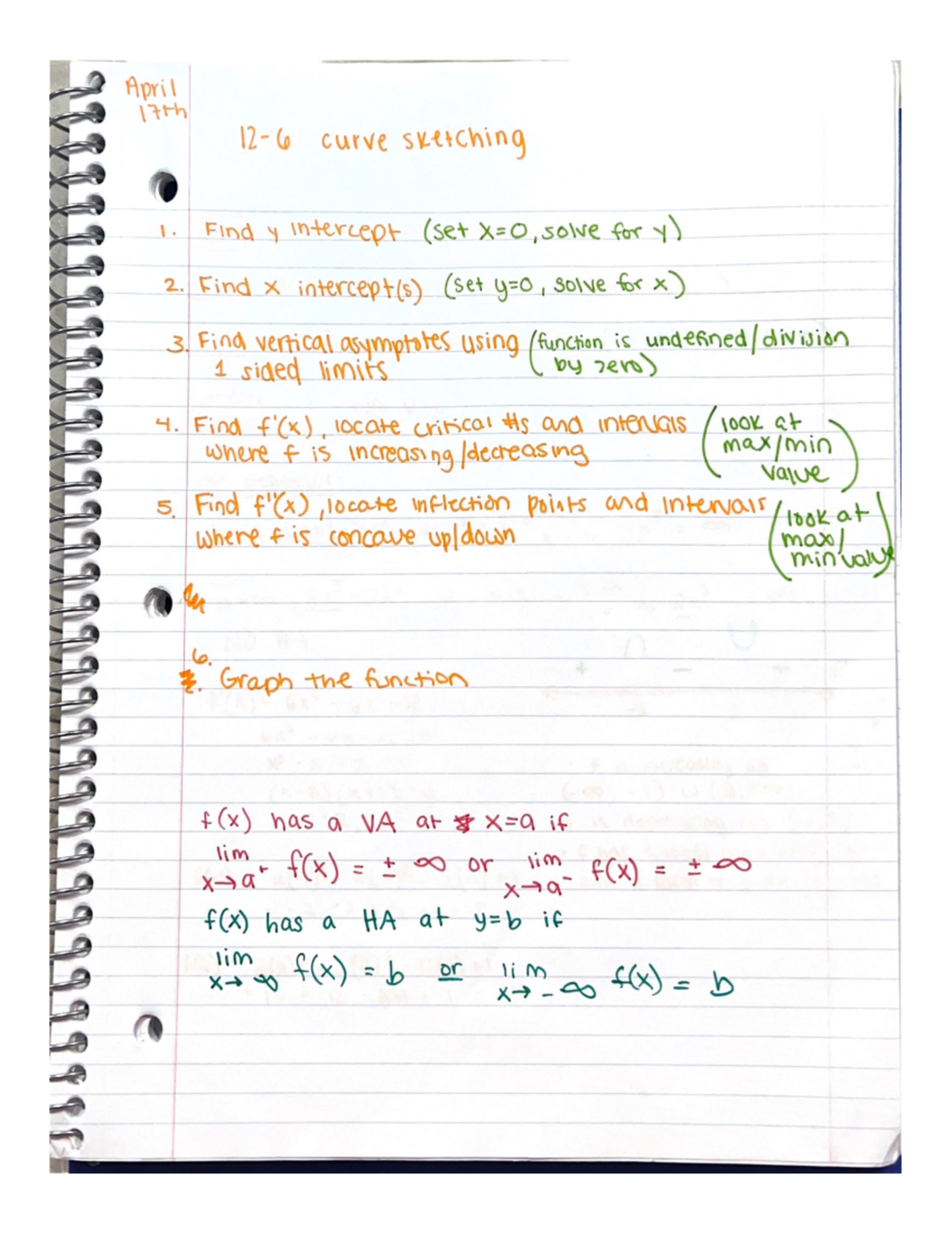 Section 12.6 notes - MATH 10283 - Studocu