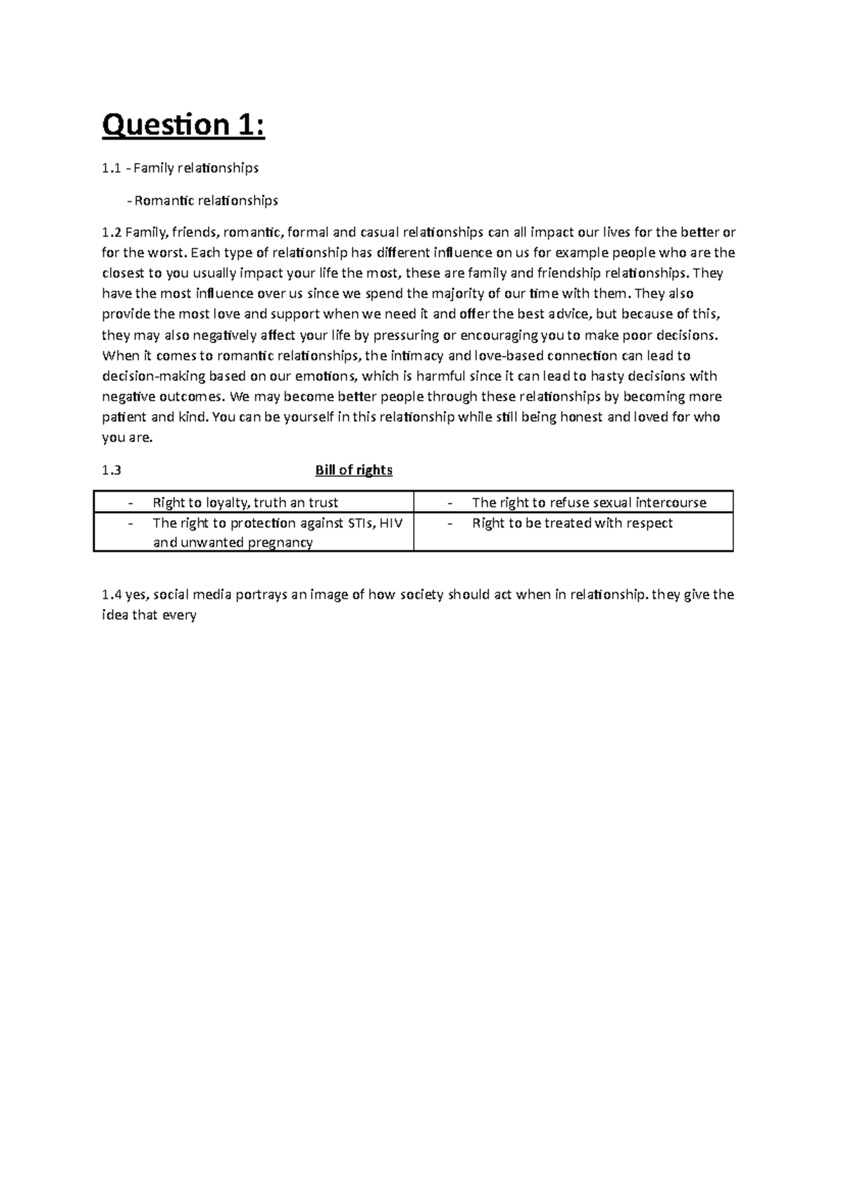 help with understanding java code Question 1 1 Family