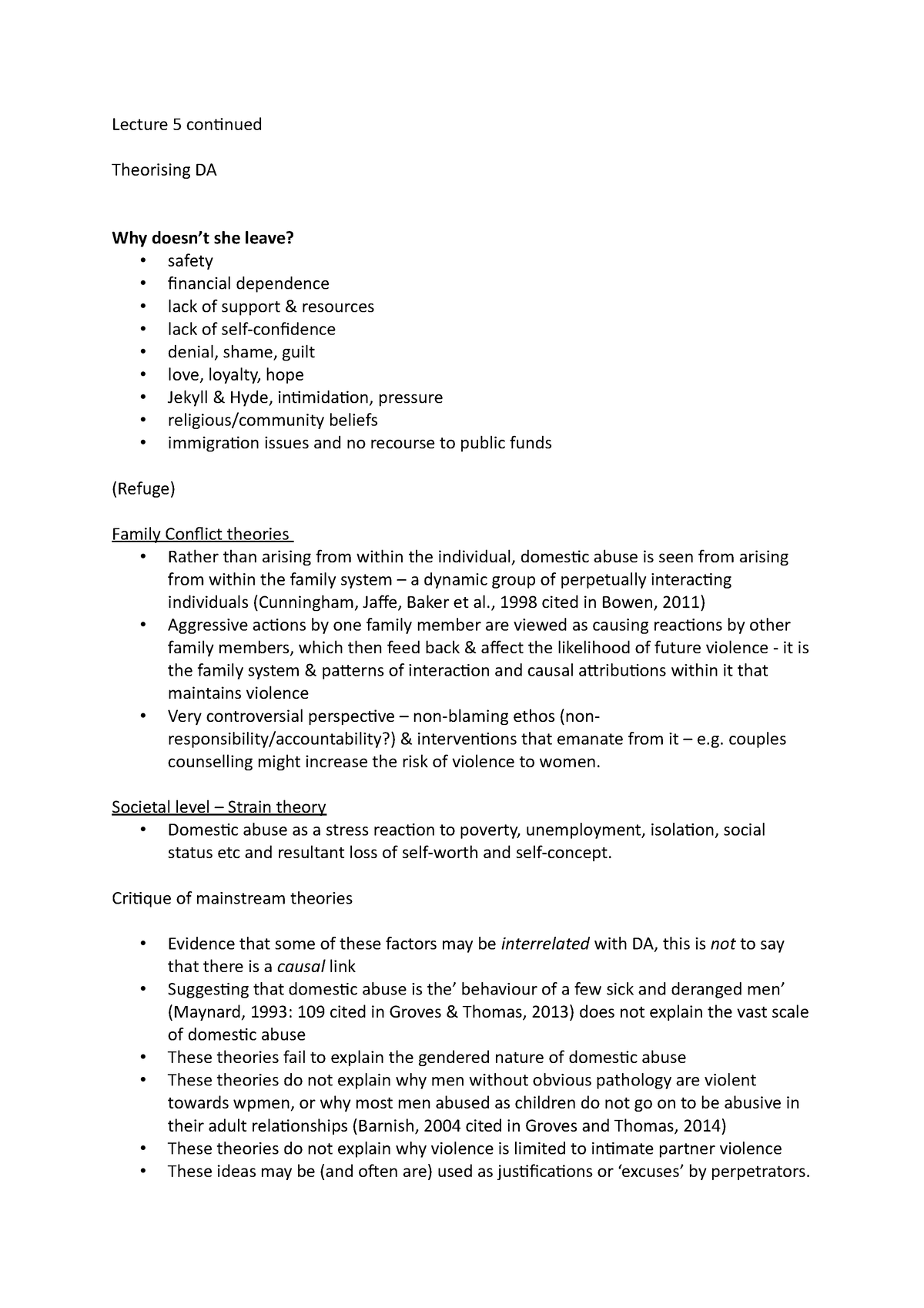 Lecture 5 continued ECJ - Lecture 5 continued Theorising DA Why doesn’t ...