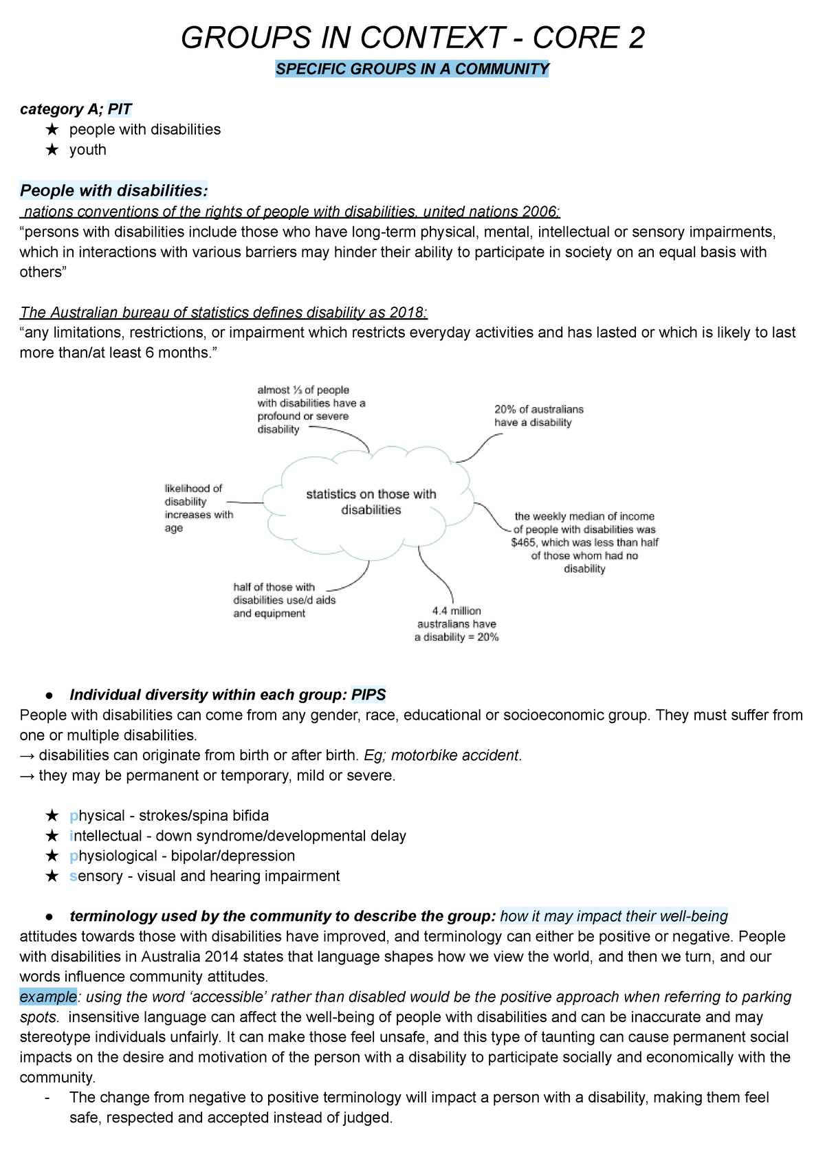 CAFS HSC CORE 2 Groups IN Context - GROUPS IN CONTEXT - CORE 2 SPECIFIC ...