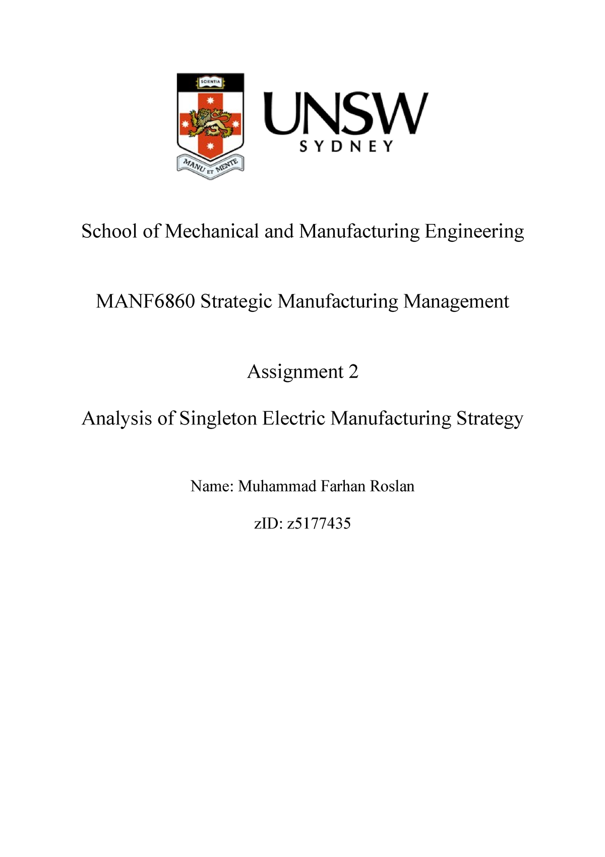 case study examples for mechanical engineering