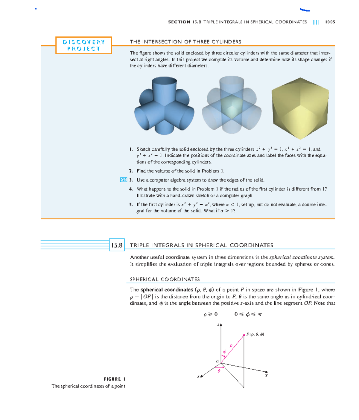 Math ch15-8 - Math work - SECTION 15 TRIPLE INTEGRALS IN SPHERICAL ...