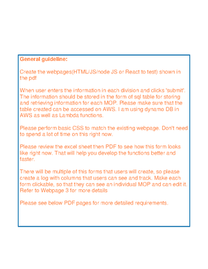 Working with this Template - Using the Template This document provides ...