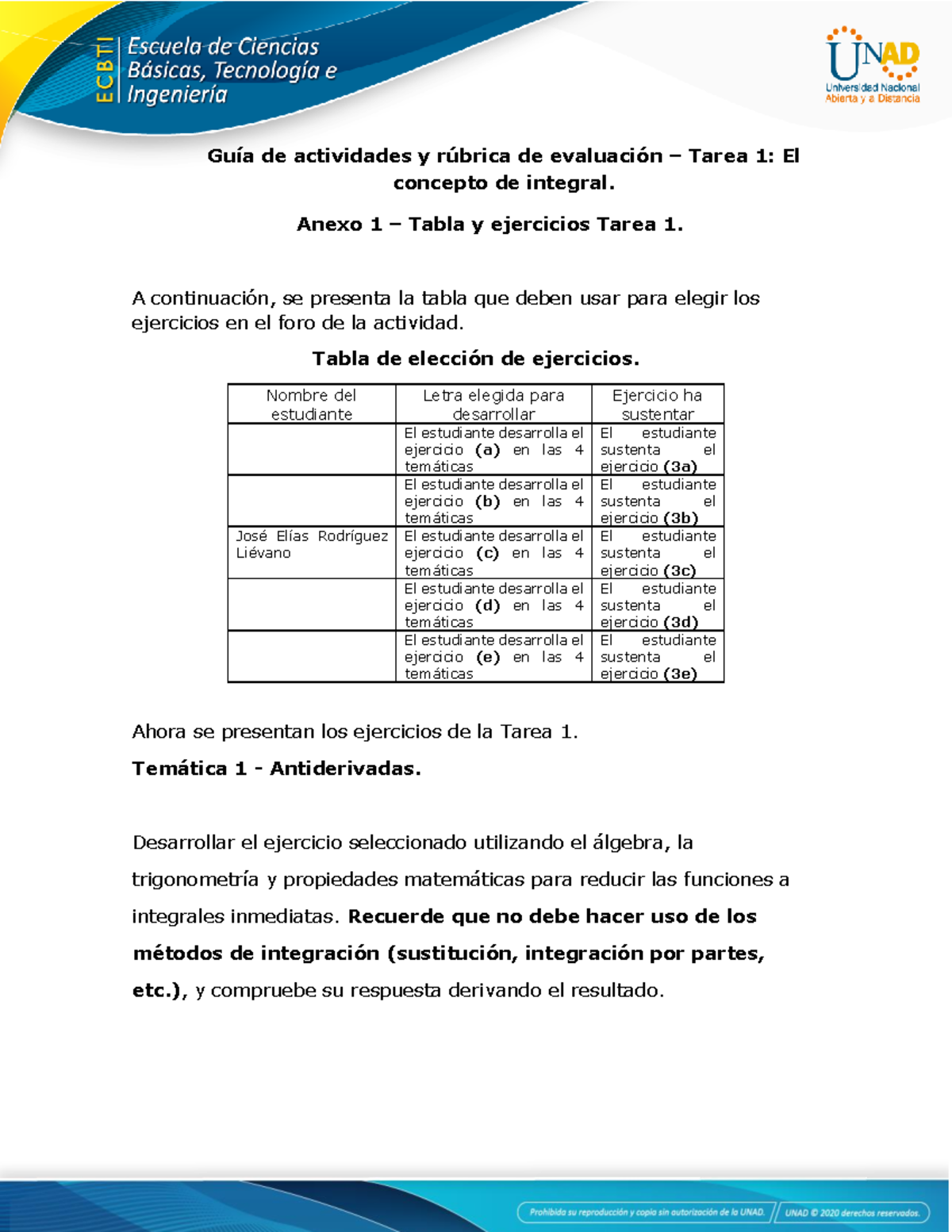 Anexo 1 - Tabla Y Ejercicios Tarea 1 - Avance 2 - GuÌa De Actividades Y ...