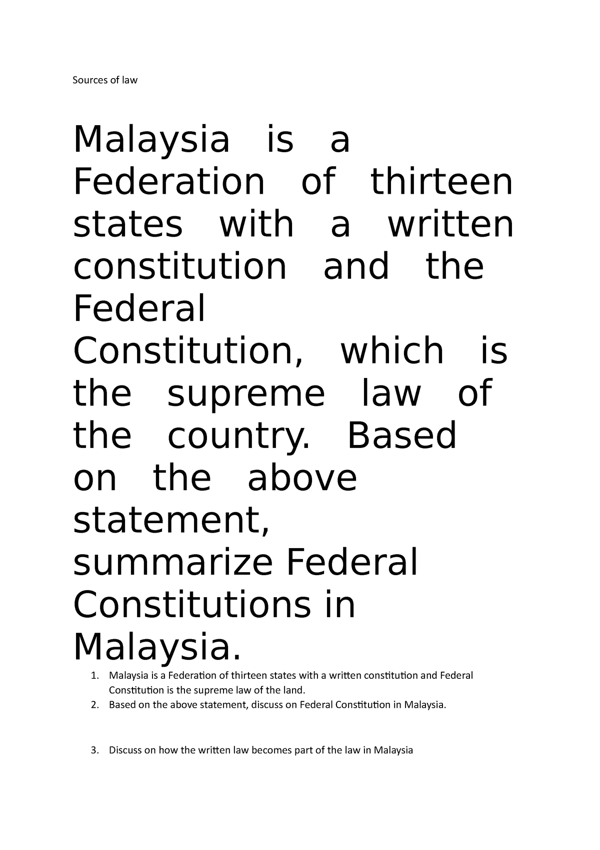 sources-of-law-tutorial-question-sources-of-law-malaysia-is-a