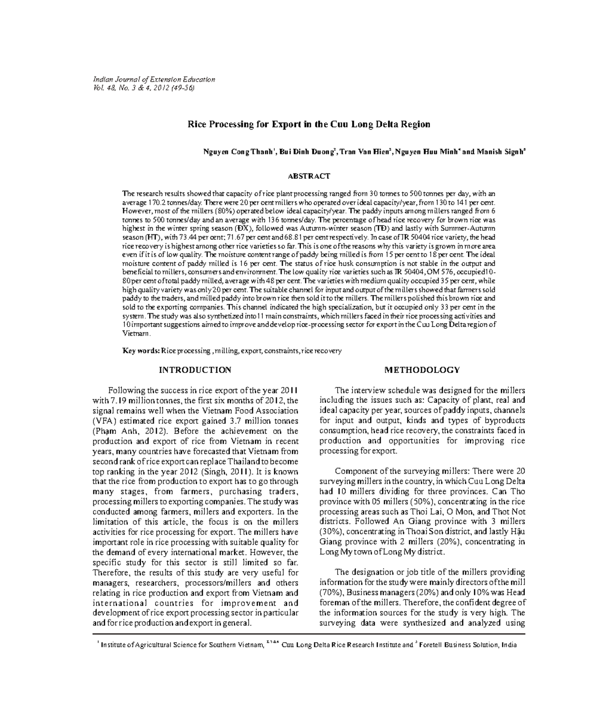 48,July+-+December,11 - 1 Institute of Agricultural Science for ...