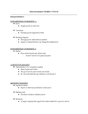 ECO2013 Macroeconomics Module 1 - Macroeconomics Module 1 3/14 ...