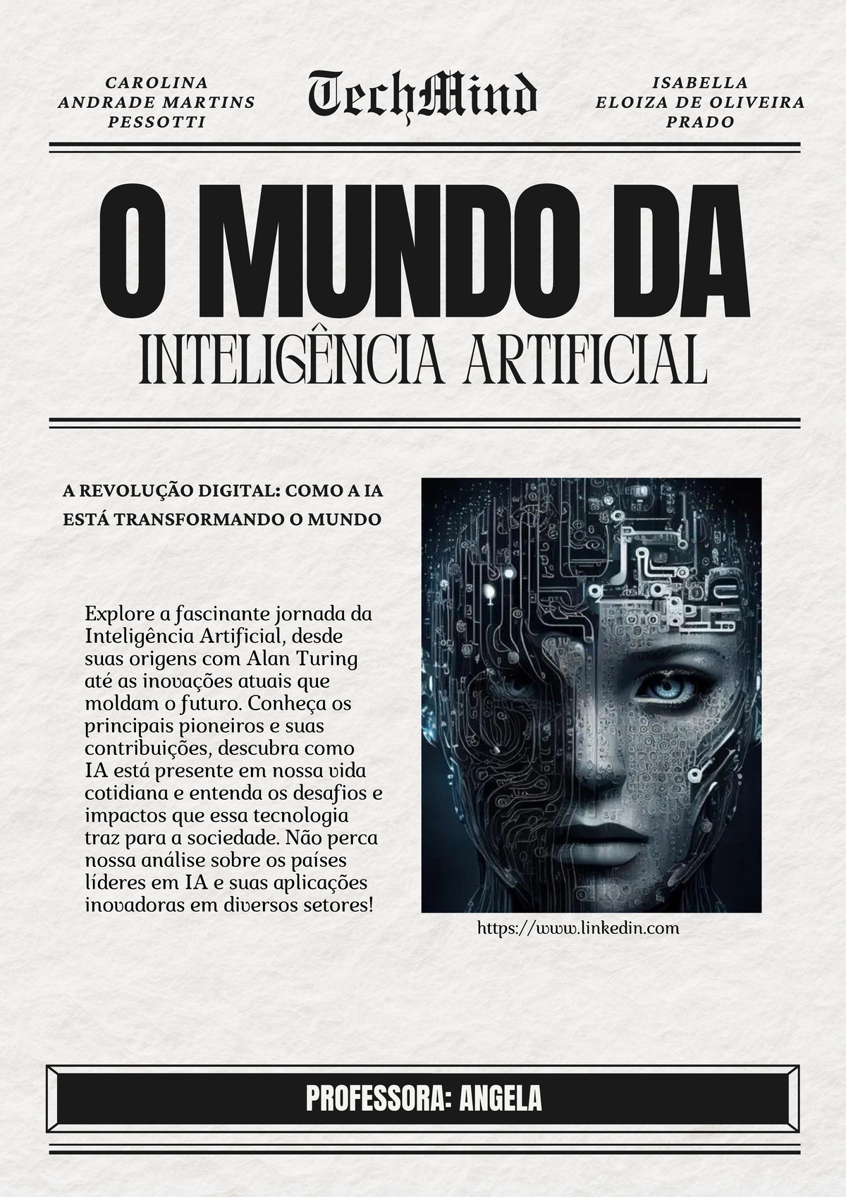 Isabella 33543 - Kakakakaka - INTELIGÊNCIA ARTIFICIAL O MUNDO DA A ...