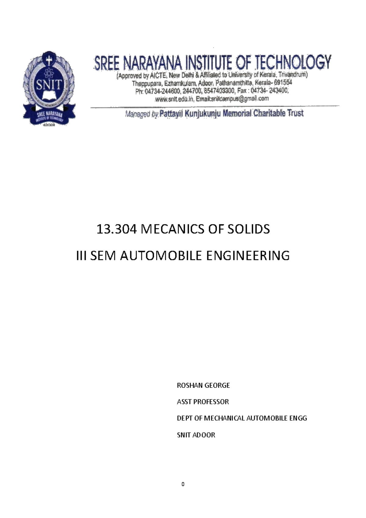 0 mos qb s3 auto NEW - MOS NOTES - 13 MECANICS OF SOLIDS III SEM ...