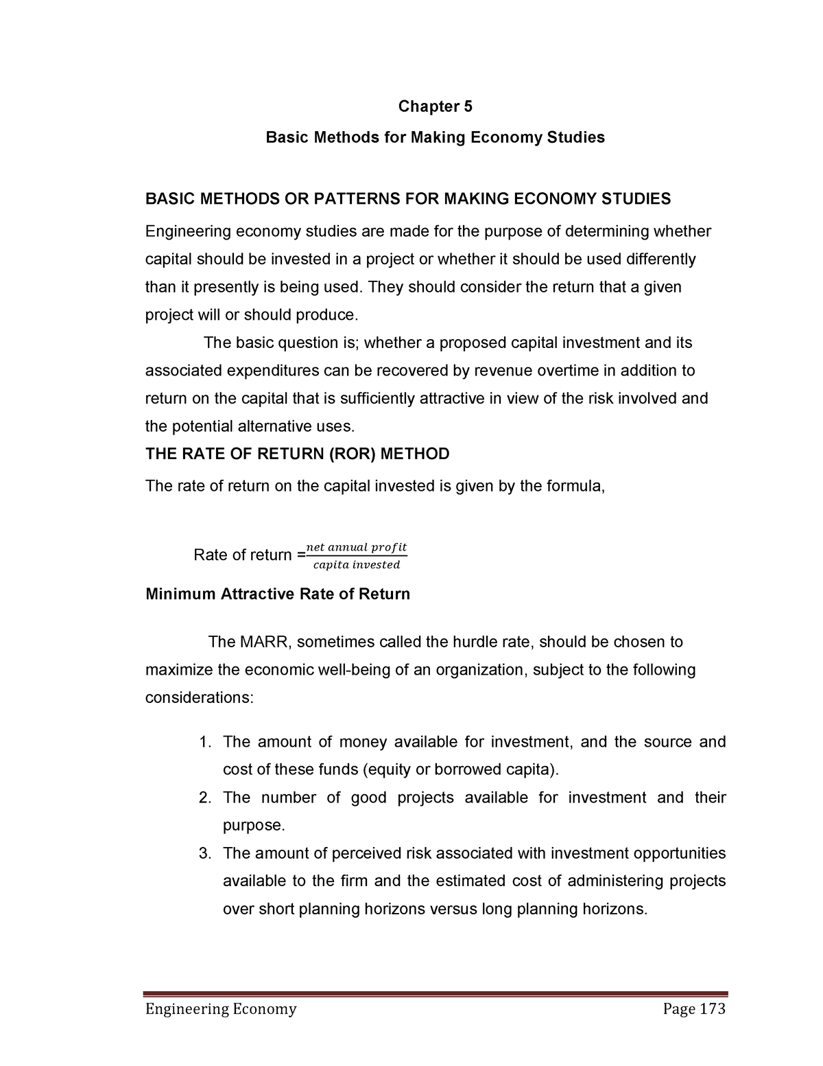 Econ midterms - econmy related notes - Chapter 5 Basic Methods for ...