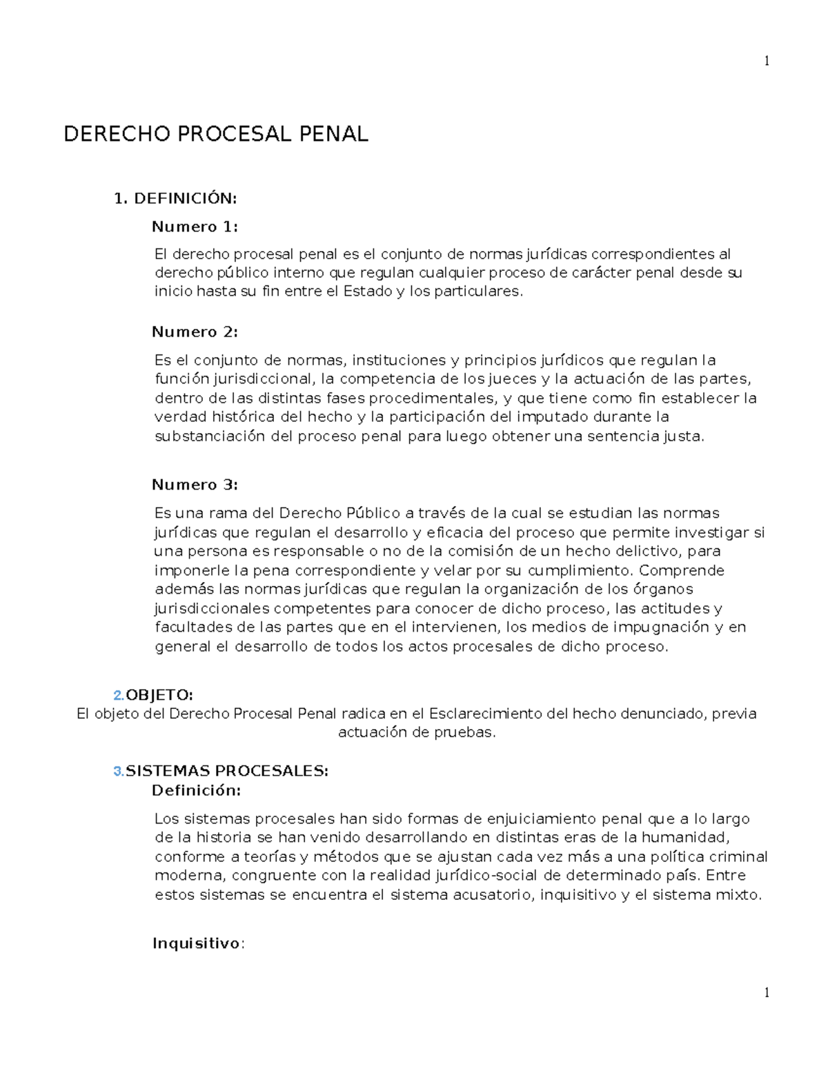 4 Guia Derecho Procesal Penal Derecho Procesal Penal 1 DefiniciÓn Numero 1 El Derecho 2003