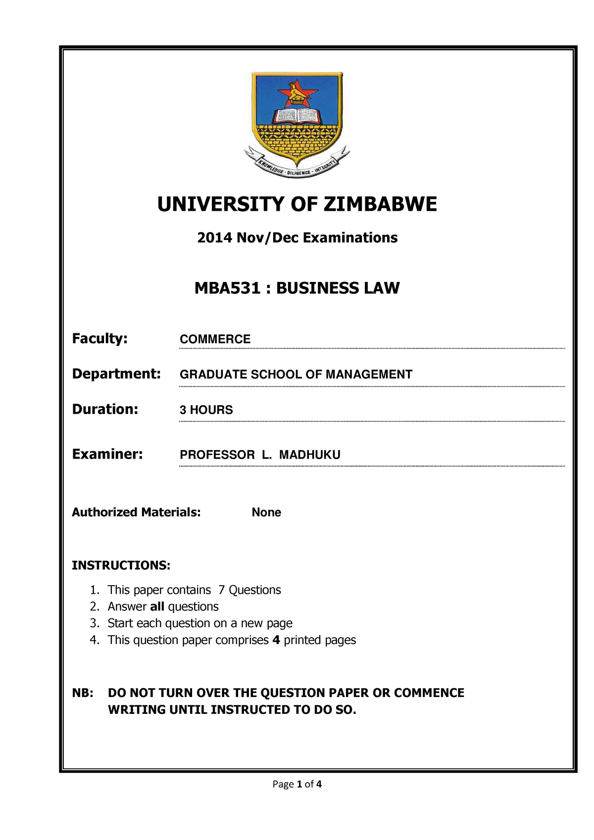 university of zimbabwe dissertations pdf