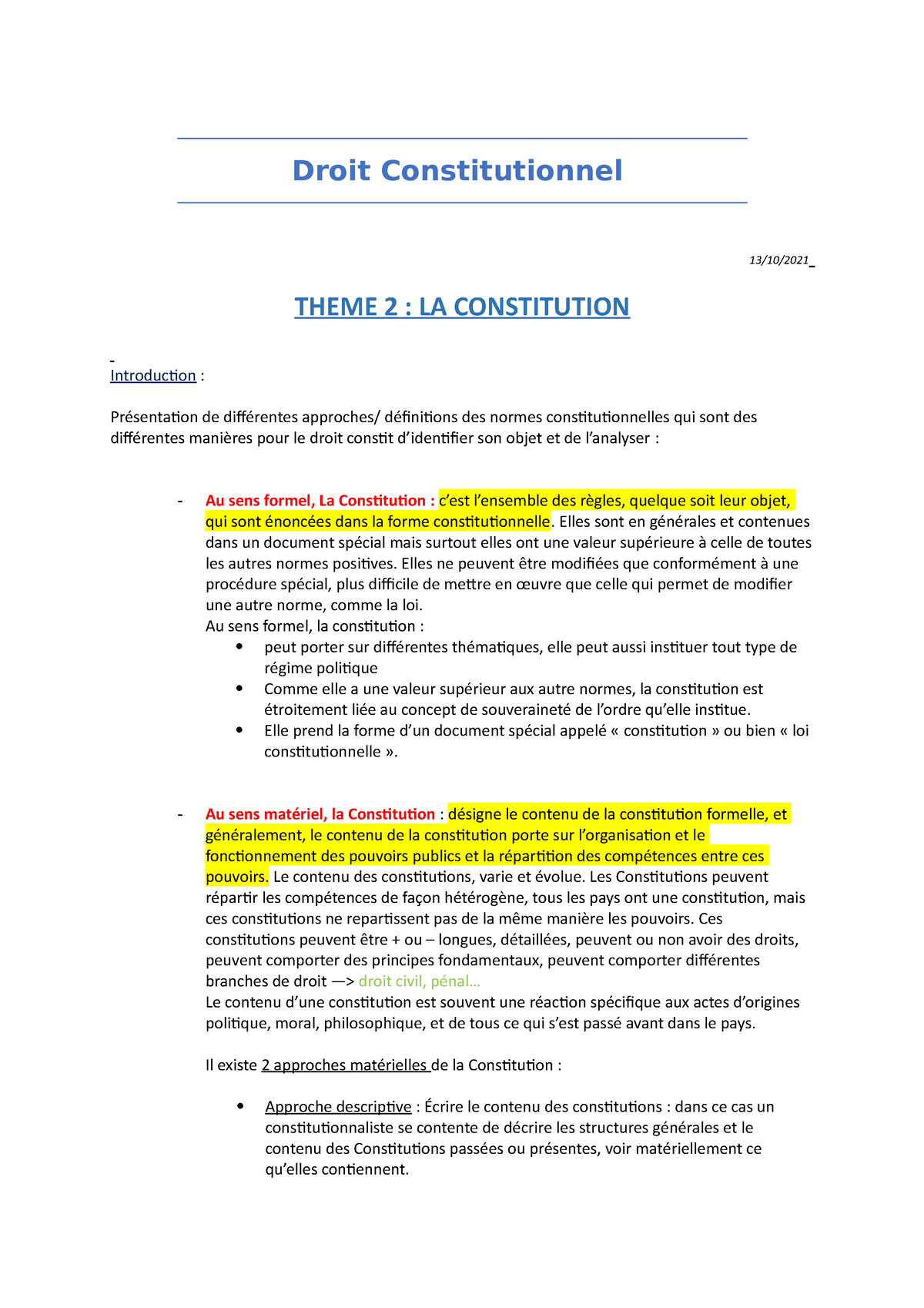 introduction dissertation droit constitutionnel