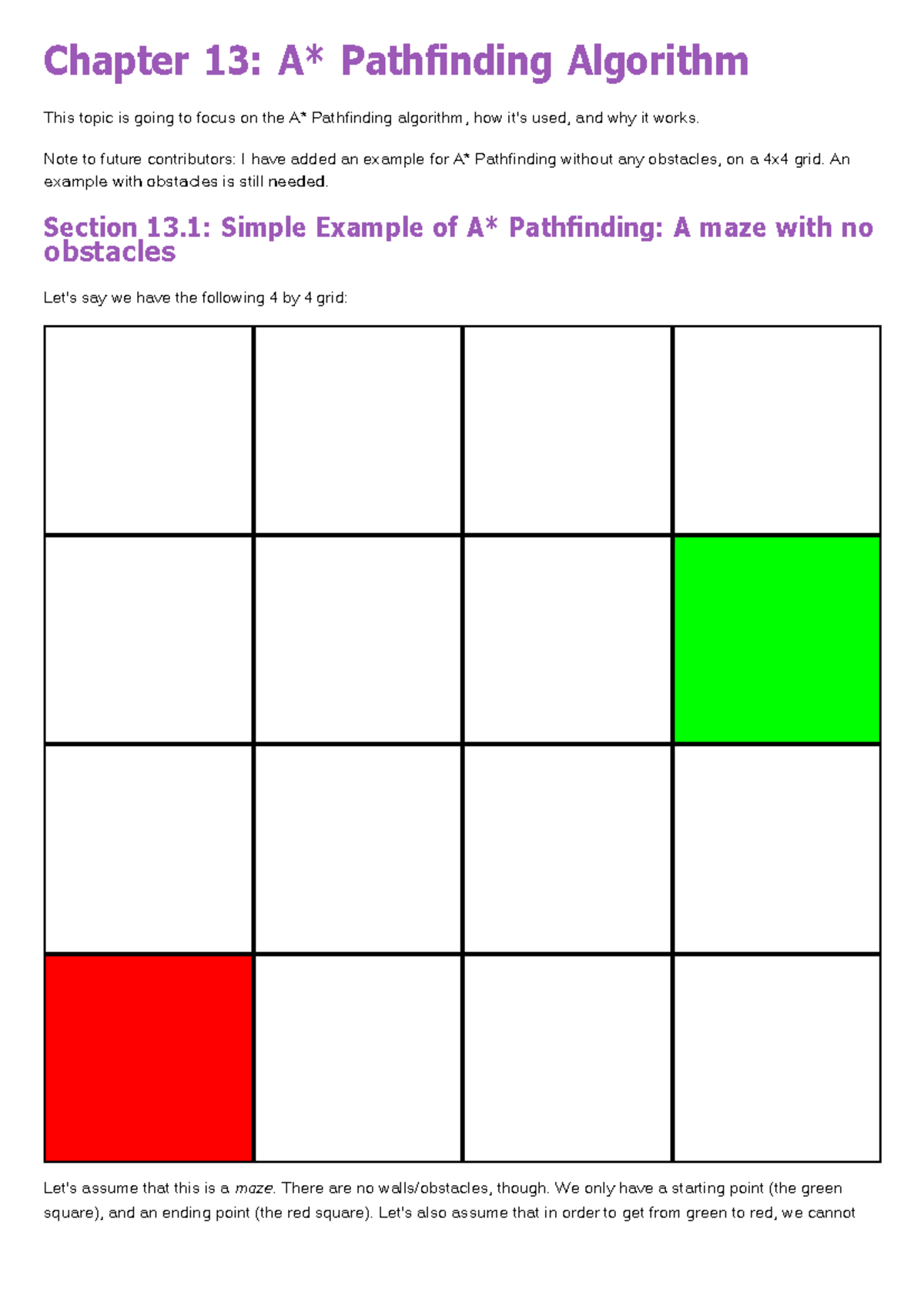 Algorithms 5 - Chapter 13: A* Pathfinding Algorithm This topic is going ...