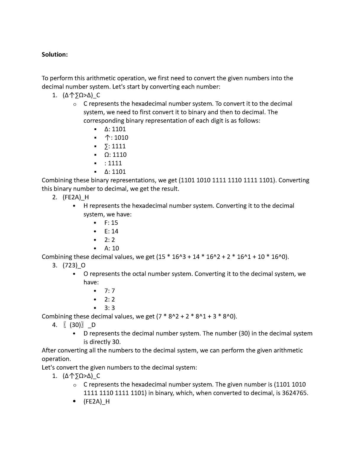 CS302 Assignment Solution - Solution: To Perform This Arithmetic ...