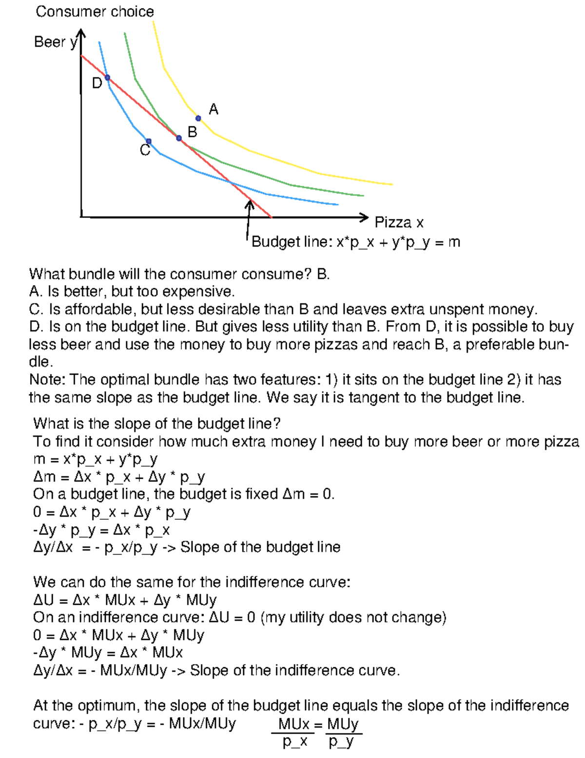 ECON201 - Chapter 6 Choice - ECON 201 - Studocu