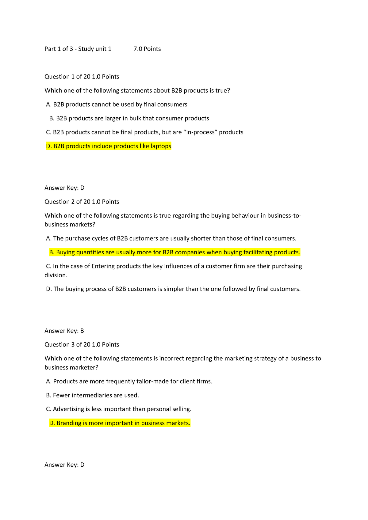 MNM2604 Questions & Answers MCQ-Questions that you can practice during ...