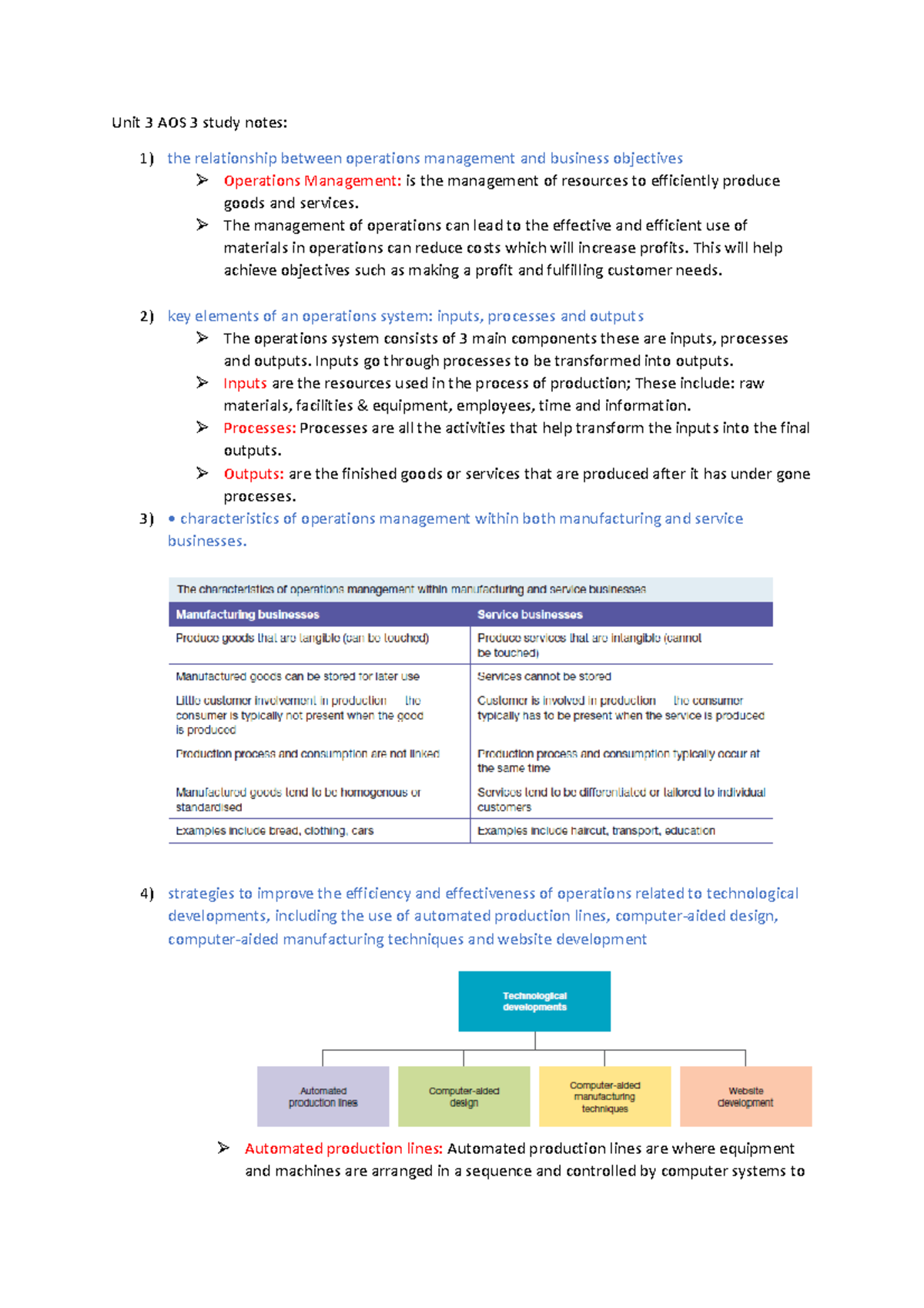 Unit 3 AOS 3 study notes - legal vce - Unit 3 AOS 3 study notes: 1) the ...