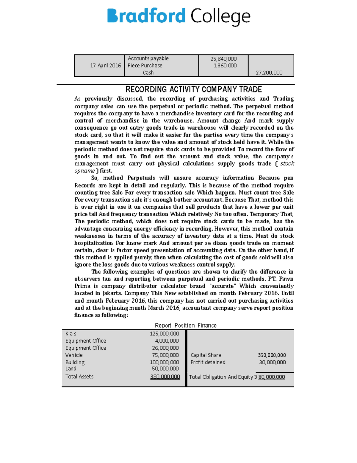 Student Notes In Bradford College- accounting-57 - 17 April 2016 ...