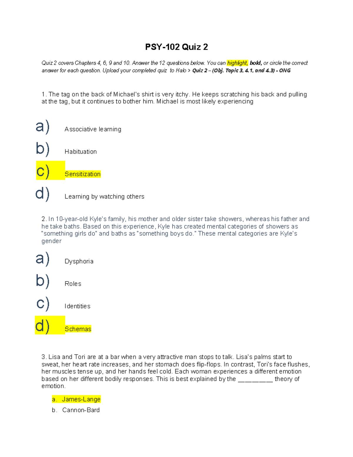 Psy 102 Quiz 2 Quiz 2 Answers Psy 102 Quiz 2 Quiz 2 Covers Chapters Psy 102 Quiz 2 Quiz 2 Answers Psy 102 Quiz 2 Quiz 2 Covers Chapters