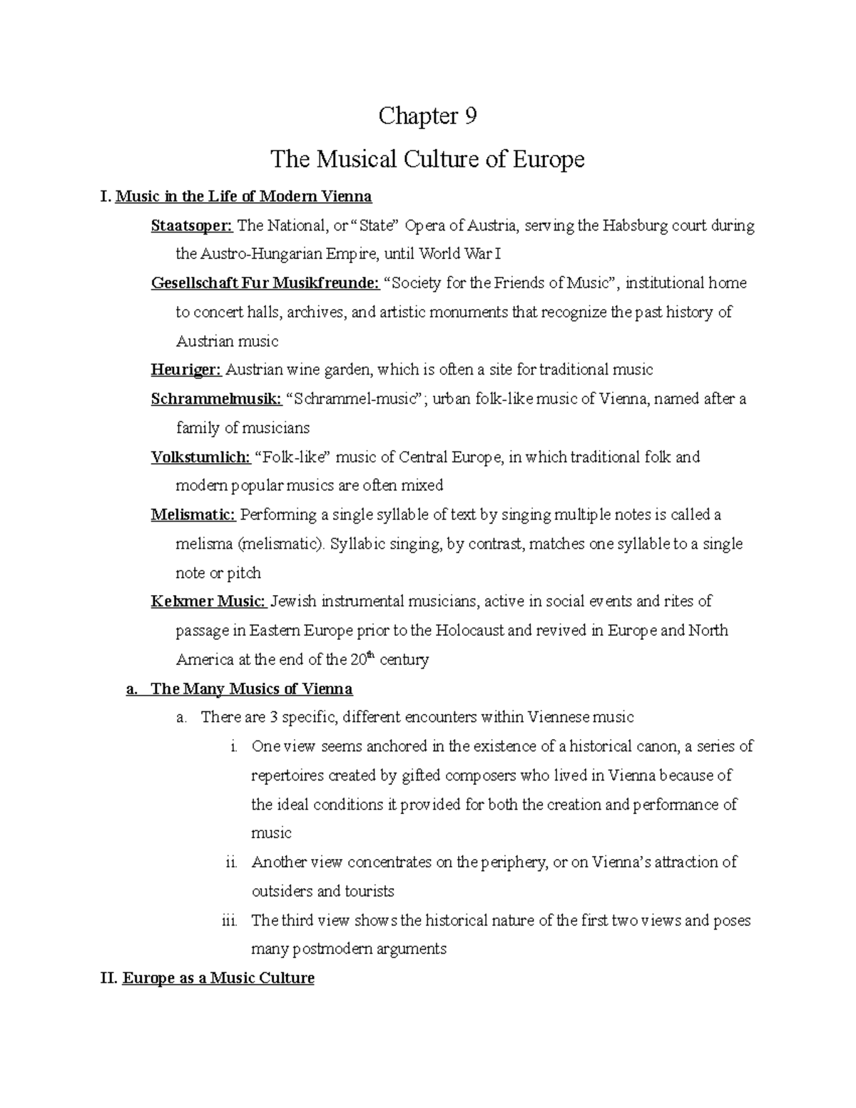 Ch 9 Diverse Worlds Summary Excursions in World Music Chapter 9 The