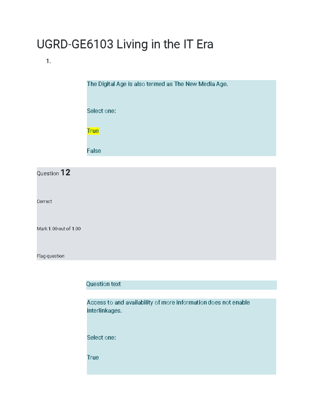 Untitled Document Living In The Era 2020-2021 Quiz And Exam - UGRD ...