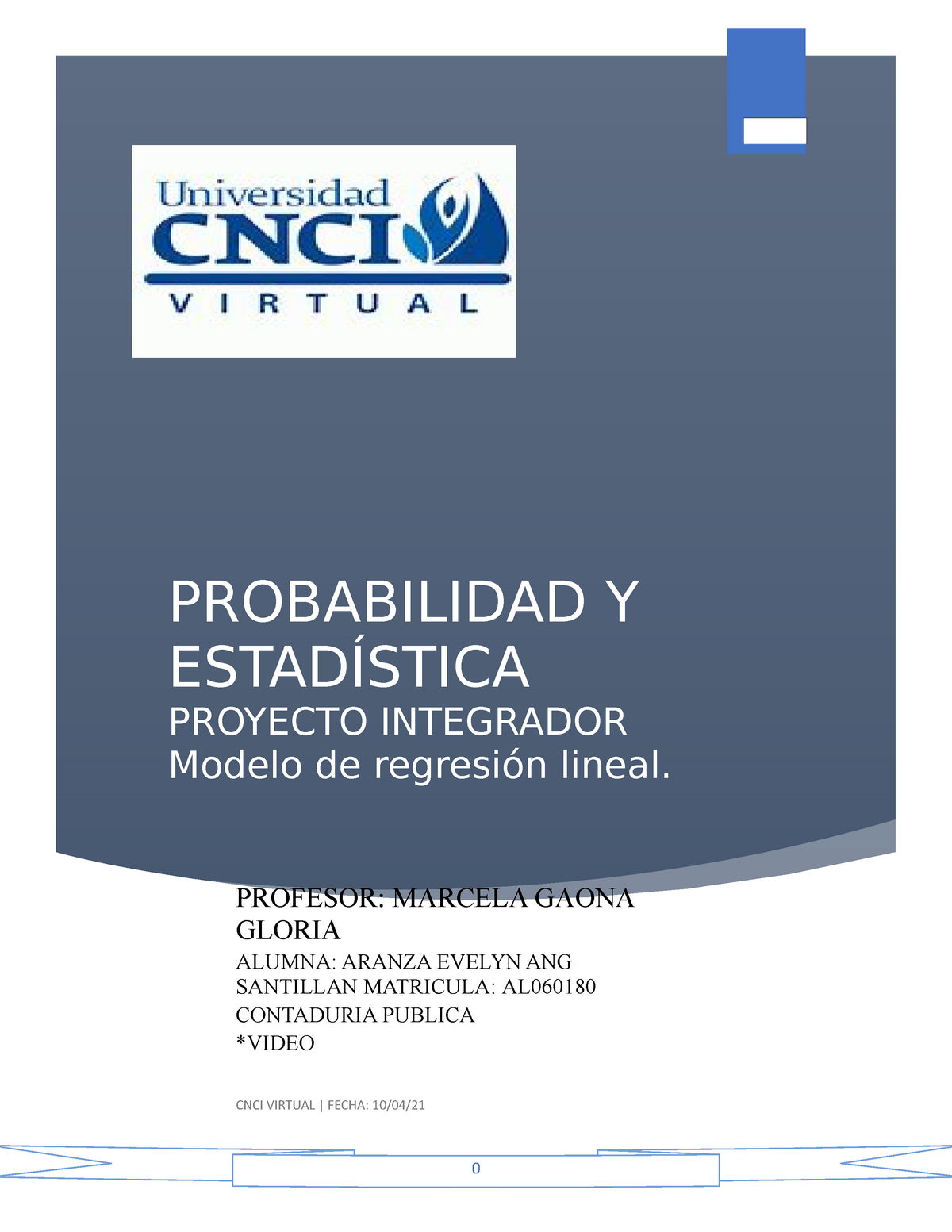 Proyecto Integrador Probabilidad Y Estadistica - PROBABILIDAD Y ...