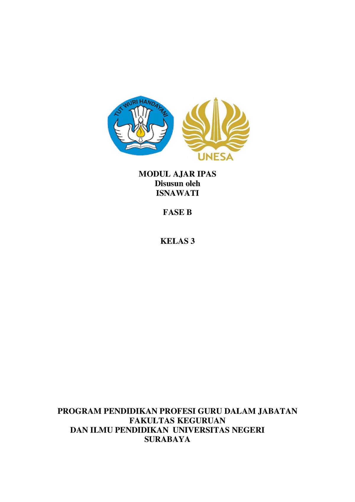 MA Kelas 3 IPAS - Wujud Benda DAN Perubahannya - MODUL AJAR IPAS ...