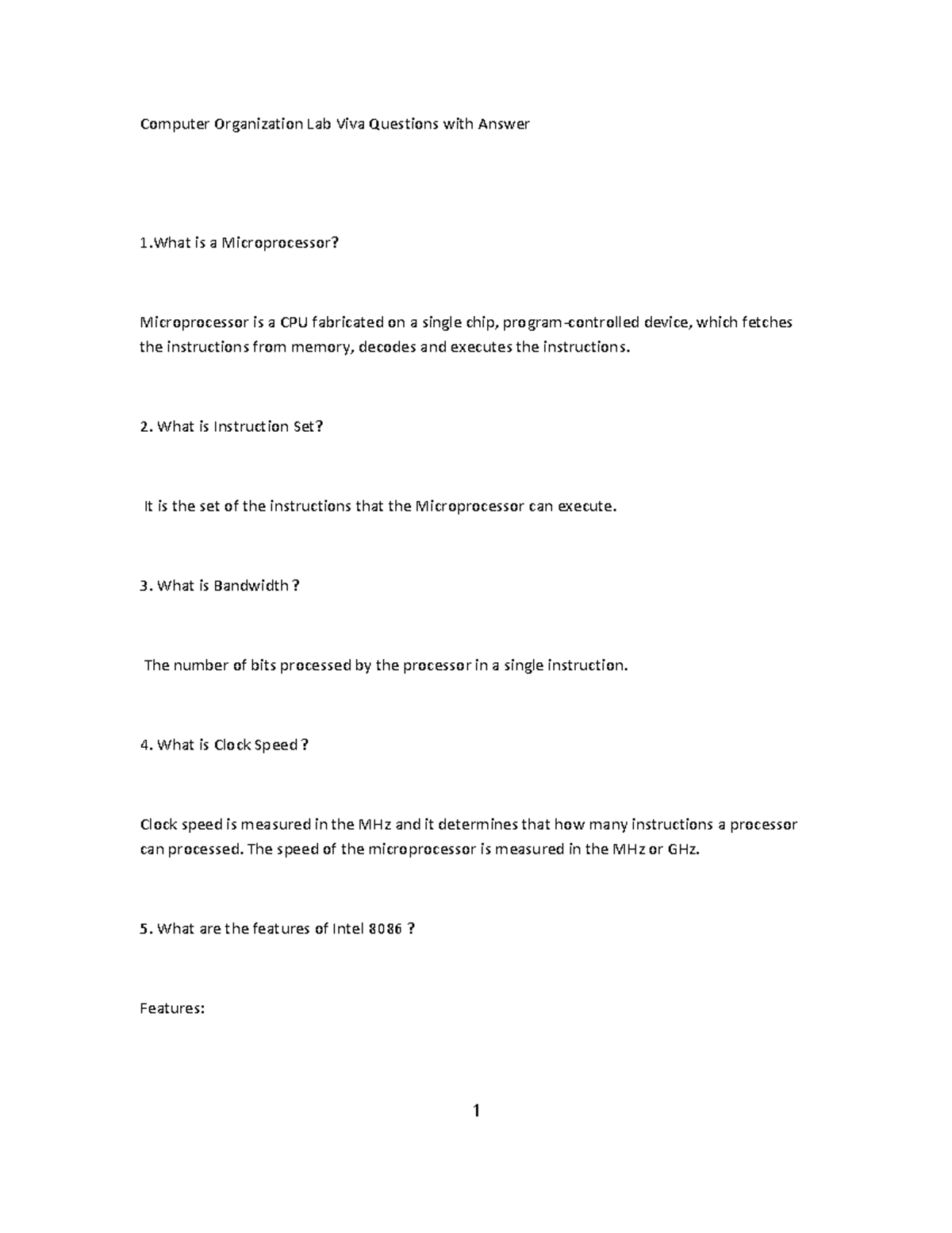 Coa viva coa practical viva Computer Organization Lab Viva