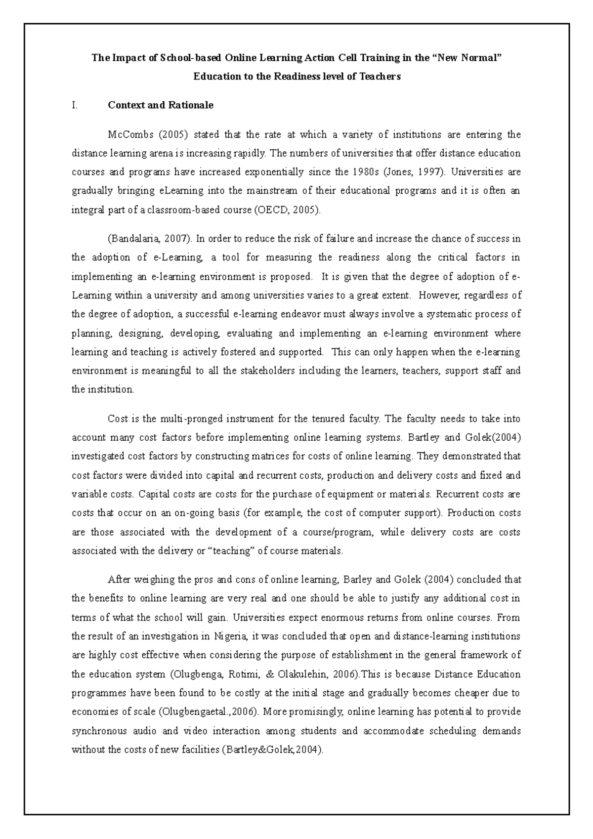 Draft Action Research Roldan The Impact of School LAC online 