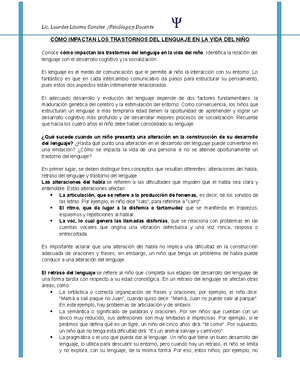 Ensayo sobre aplicación de psicología en mi entorno y vida personal ...