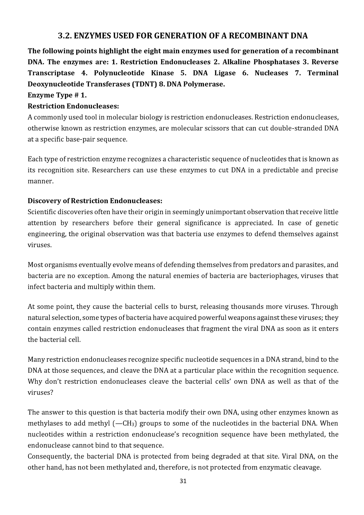 unit-3-2-enzymes-used-for-generation-of-a-recombinant-dna-3-enzymes